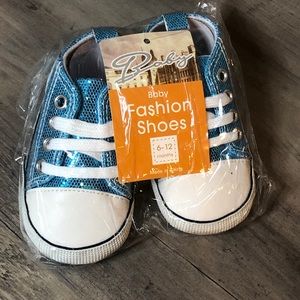 Canvas Baby Crib Shoes